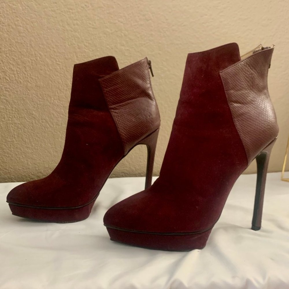 Maroon Booties - Picture 2 of 4